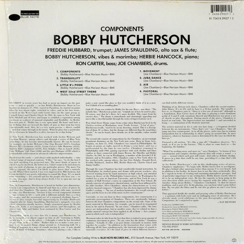 Bobby Hutcherson - Components