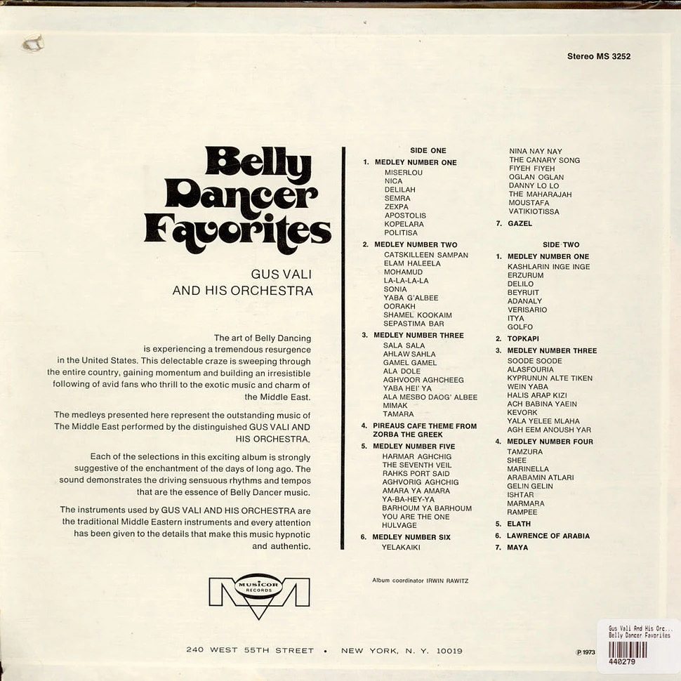 Gus Vali And His Orchestra - Belly Dancer Favorites