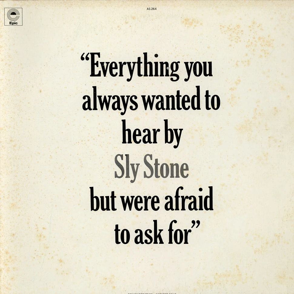 Sly Stone - Everything You Always Wanted To Hear By Sly Stone But Were Afraid To Ask For