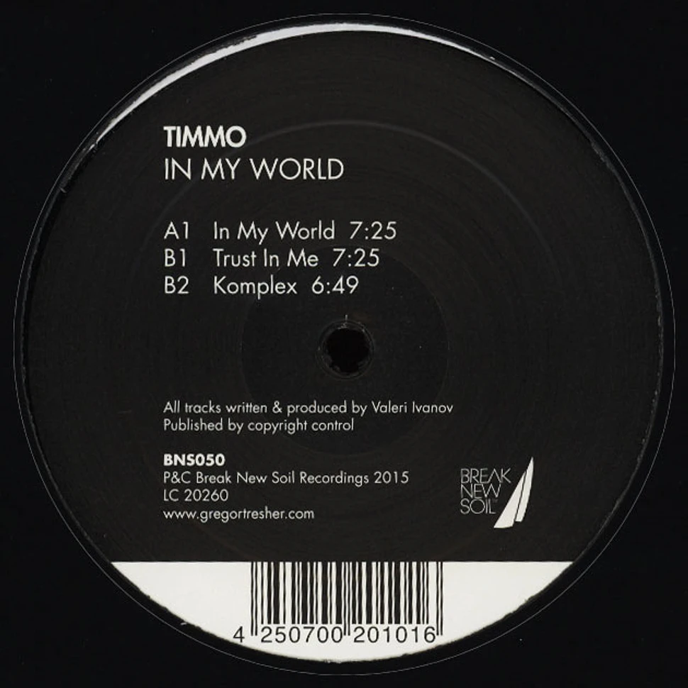 Timmo - In My World