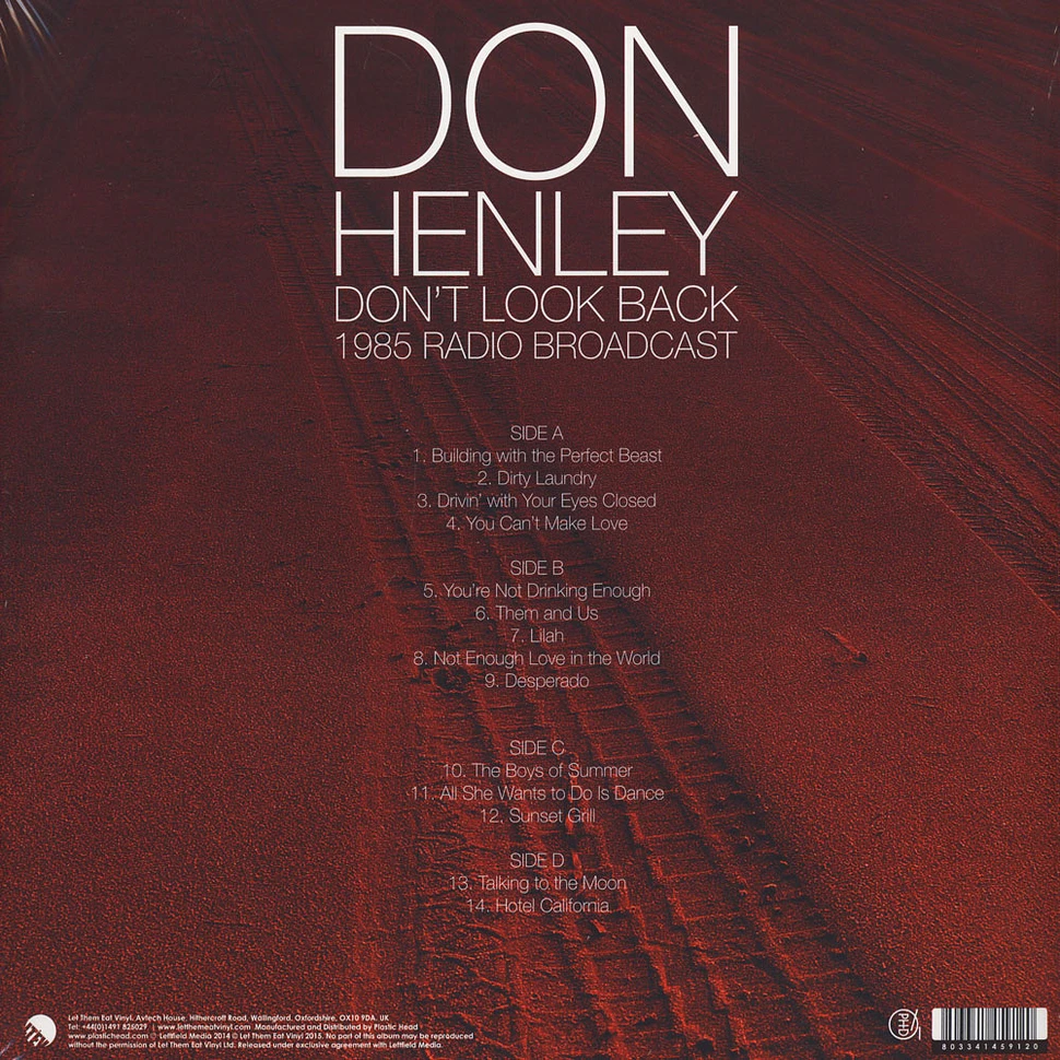 Don Henley - Don't Look Back