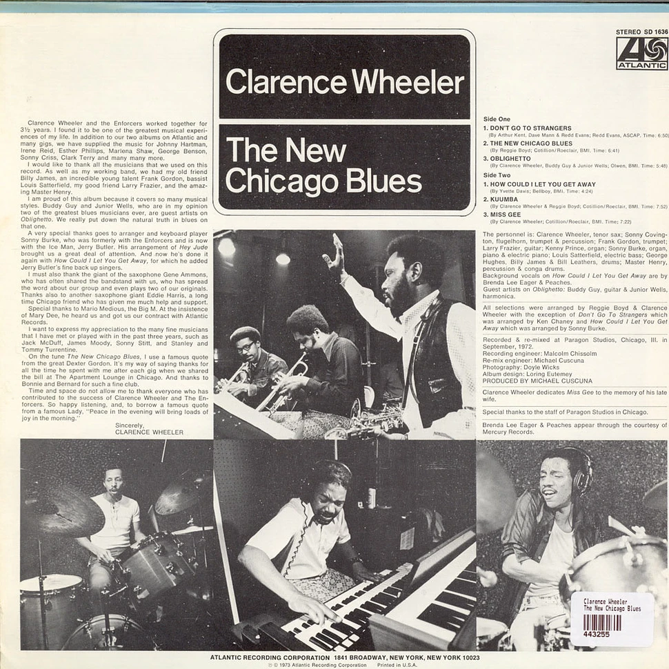 Clarence Wheeler - The New Chicago Blues