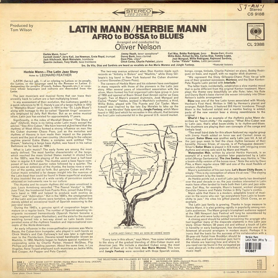 Herbie Mann - Latin Mann (Afro To Bossa To Blues)