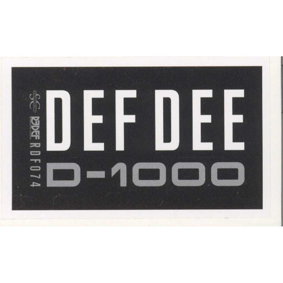 Def Dee - D-1000