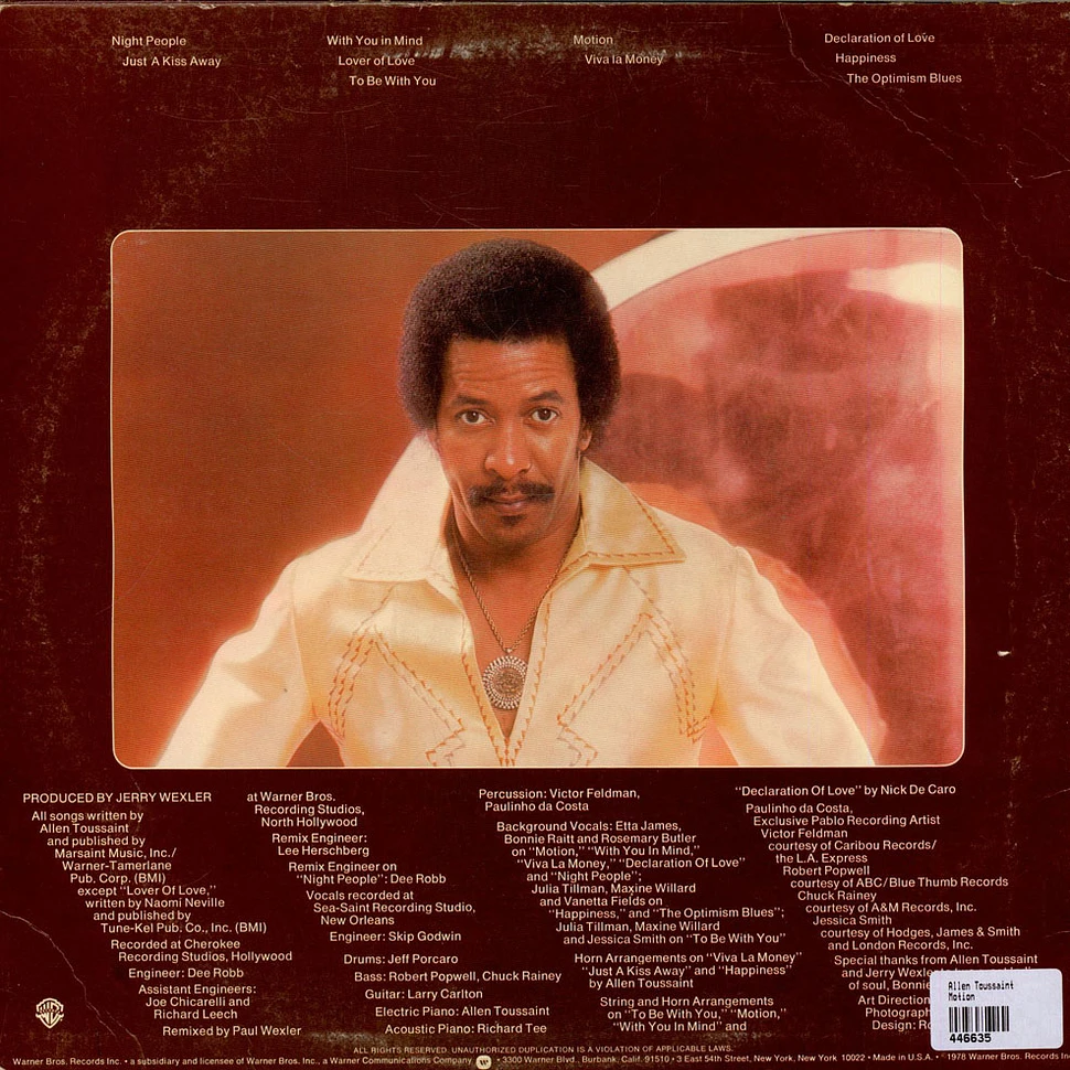 Allen Toussaint - Motion