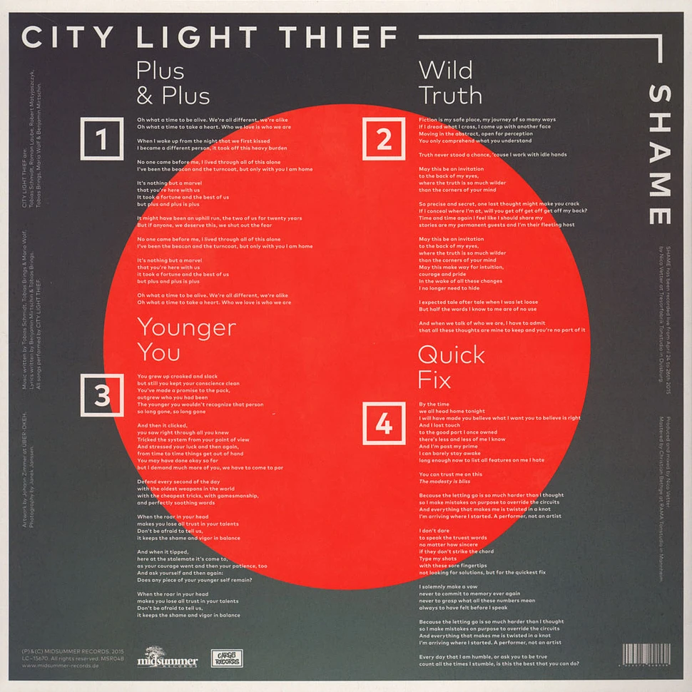 City Light Thief - Shame
