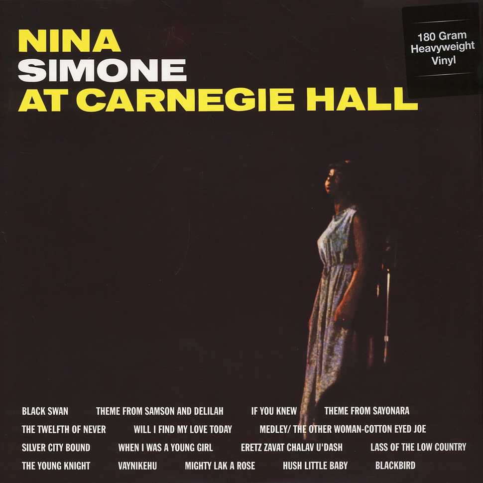 Nina Simone - Live At Carnegie Hall 180g Vinyl Edition