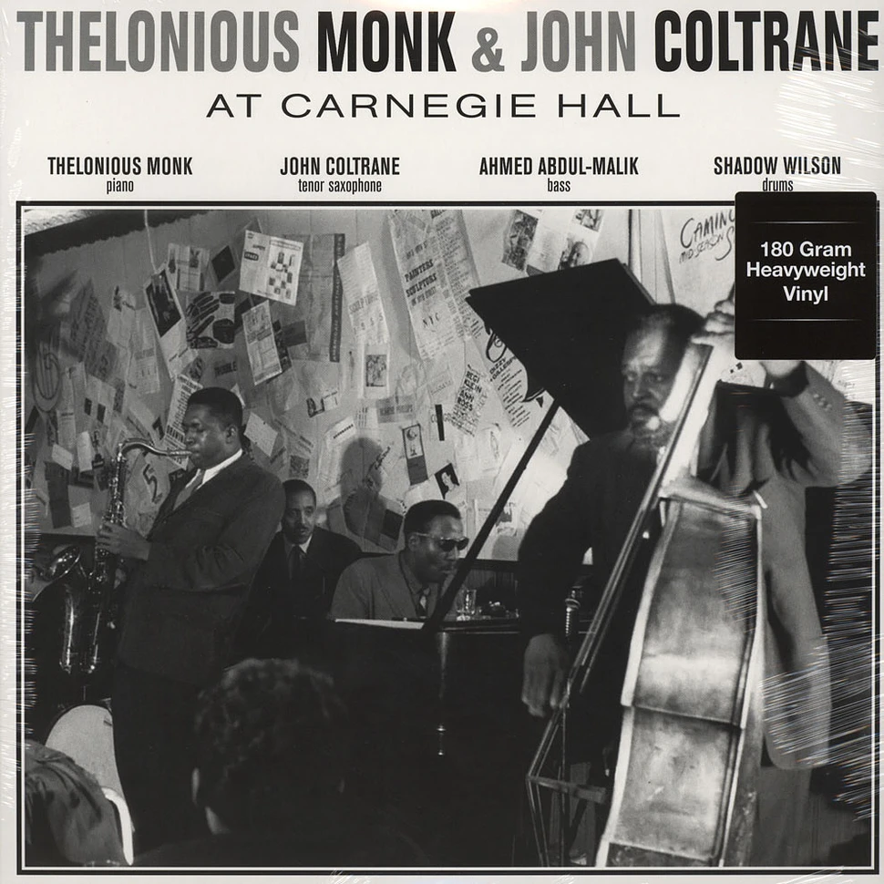 Thelonious Monk & John Coltrane - At Carnegie Hall November 29, 1957 180g Vinyl Edition