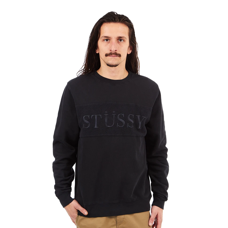 Stüssy - Panel Crewneck Sweater