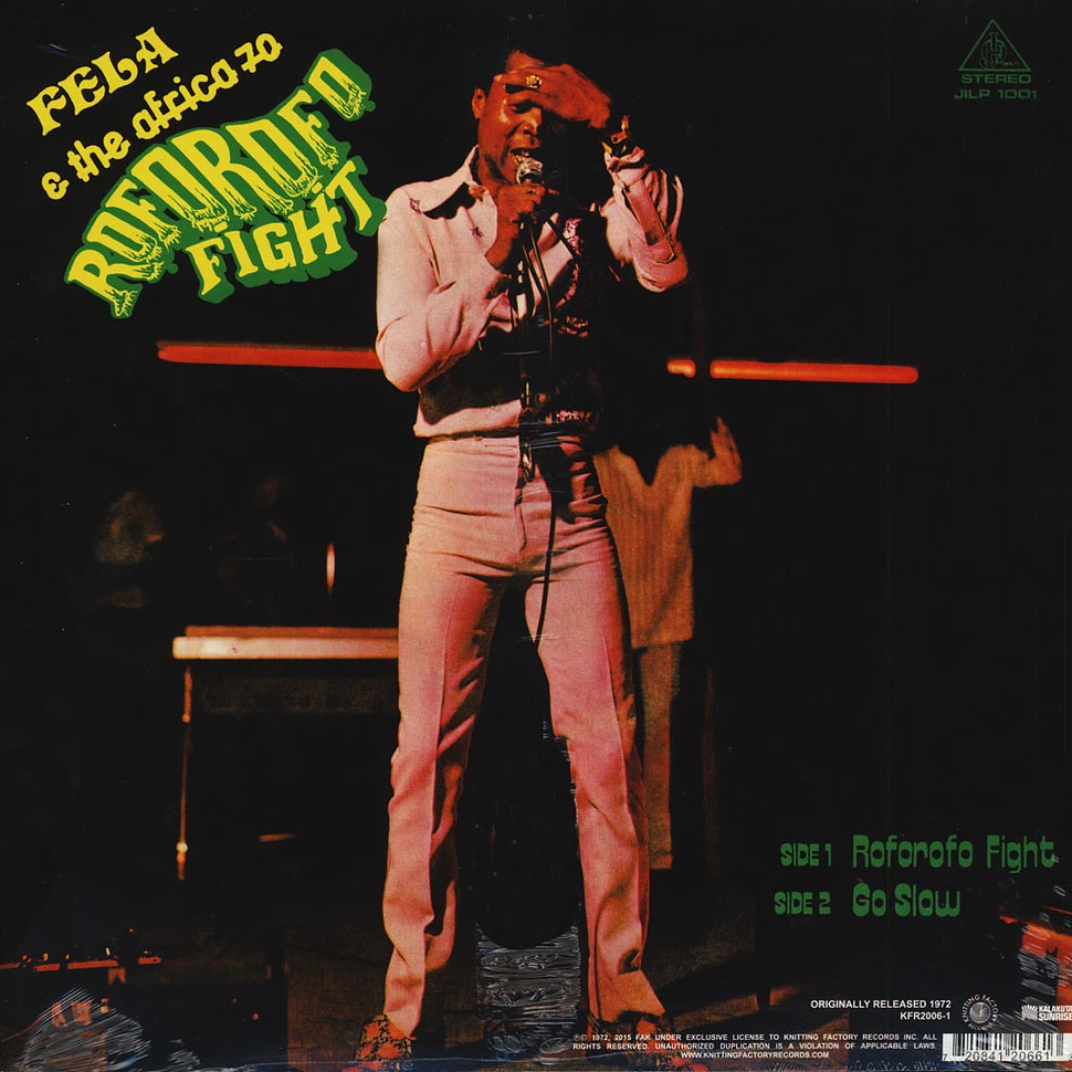 Fela Kuti & The Africa 70 - Roforofo Fight