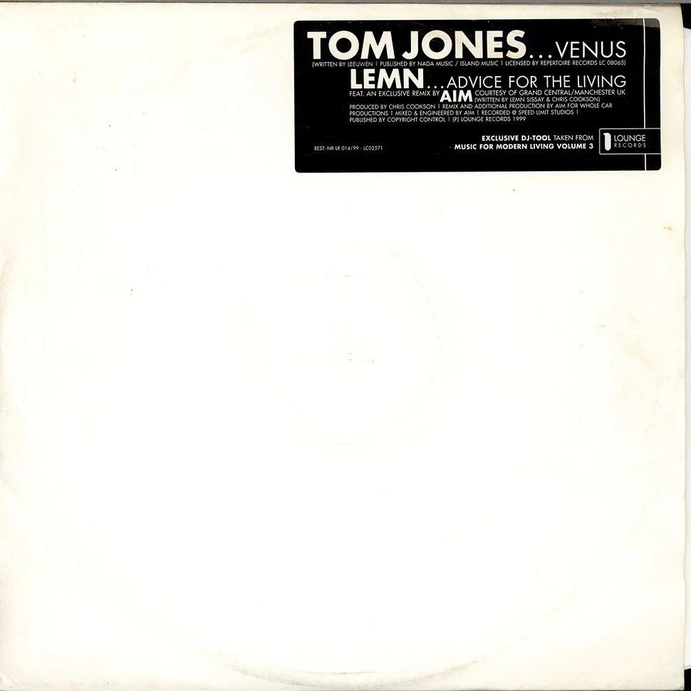 Tom Jones / Lemn - Venus / Advice For The Living