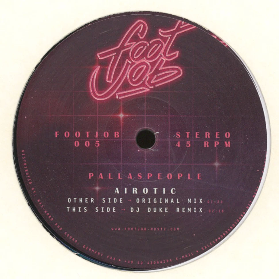 Pallaspeople - Airotic DJ Duke Remix