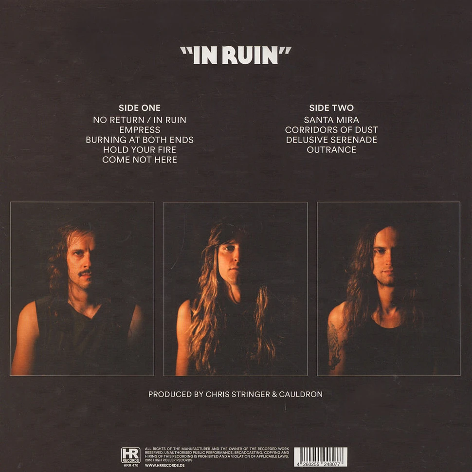 Cauldron - In Ruin Black Vinyl Edition