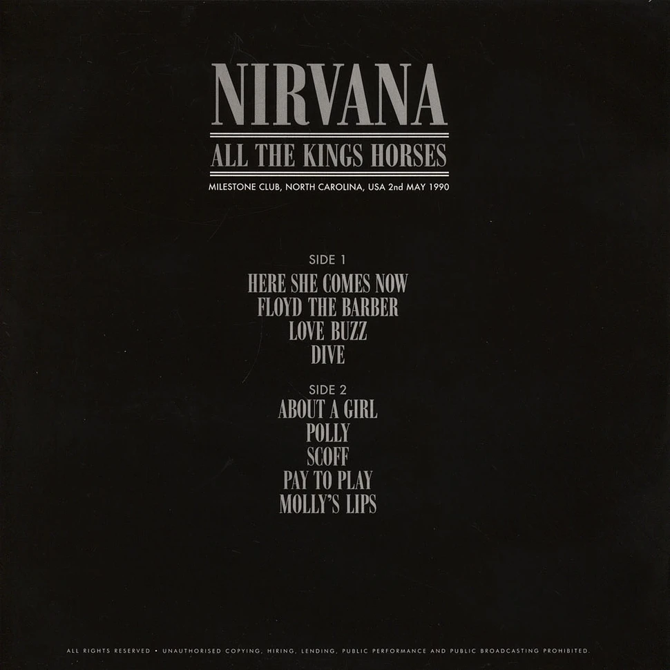 Nirvana - All The King's Horses