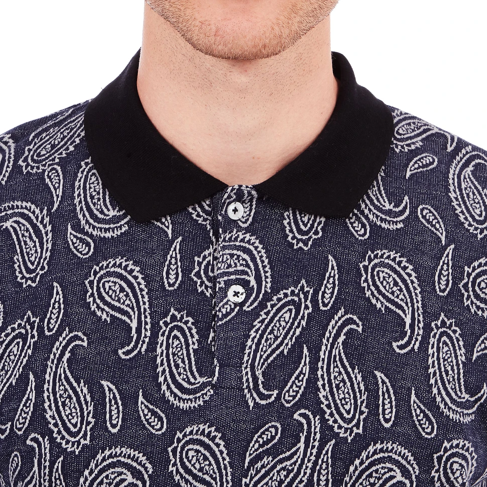 Stüssy - Paisley Jacquard Polo Shirt