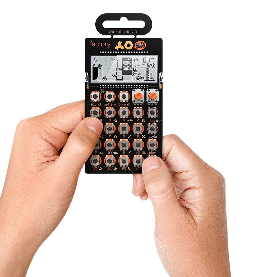 Teenage Engineering x Cheap Monday - Pocket Operator PO-16 Factory (Lead Synthesizer) + CA-16 Pro Case for PO-16 Bundle