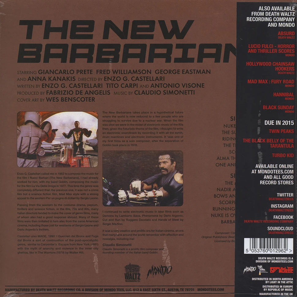 Claudio Simonetti - OST New Barbarians