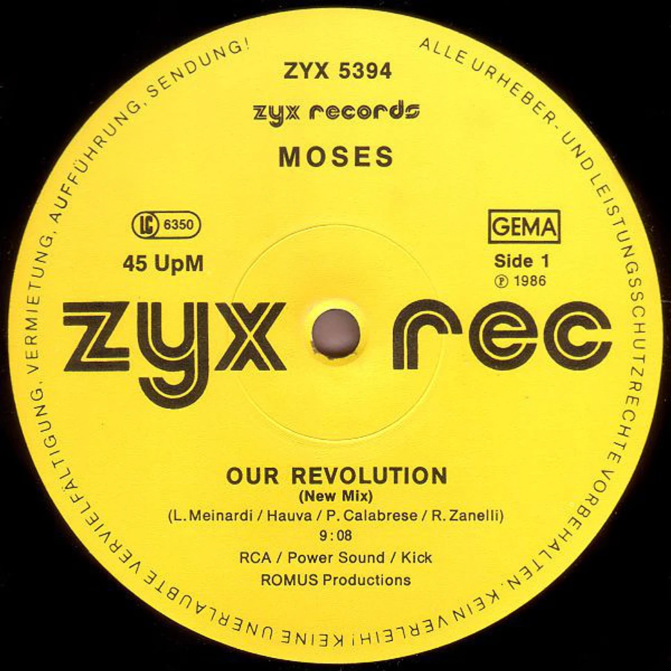 Moses - Our Revolution / We Just (New Mix)