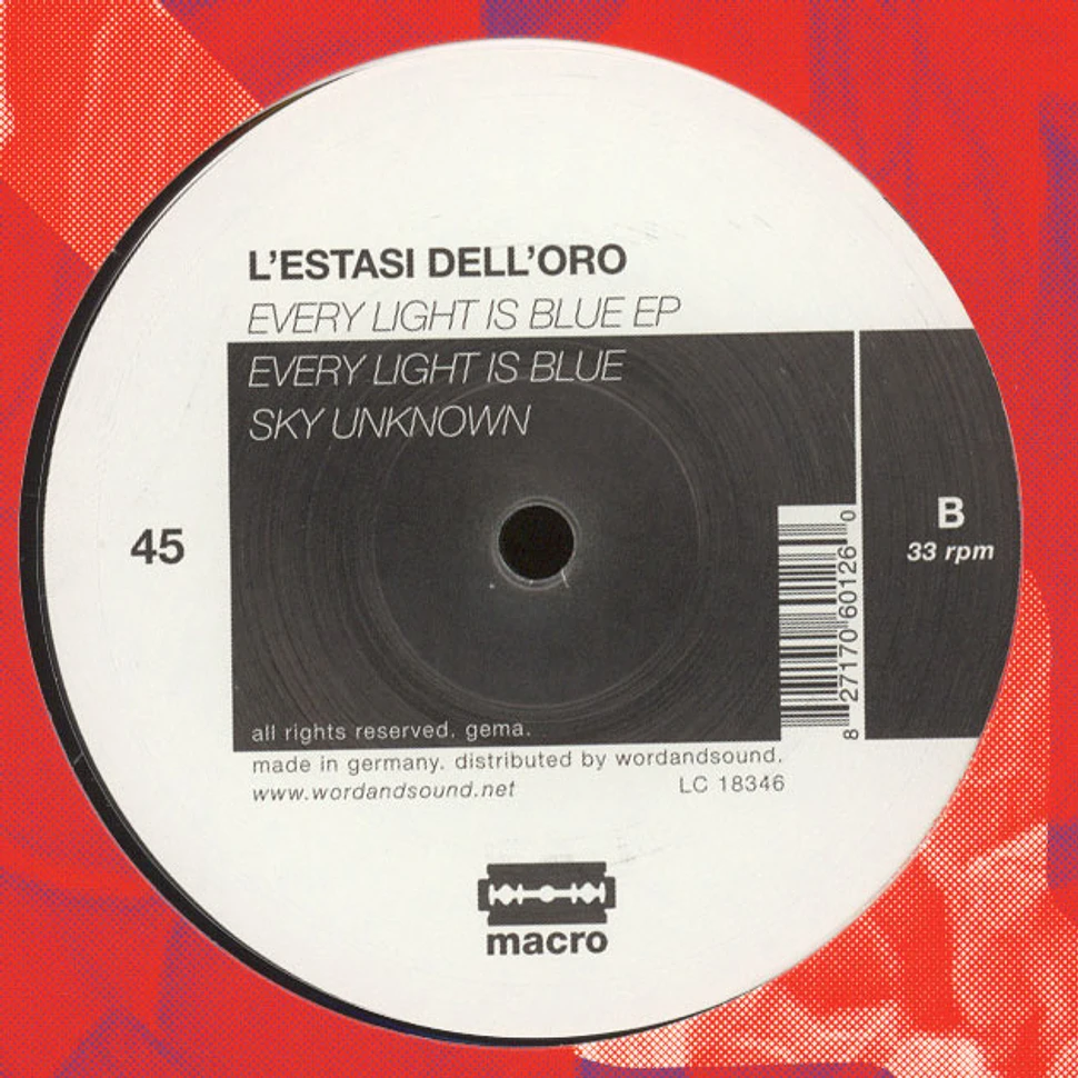 L'estasi Dell'oro - Every Light Is Blue EP