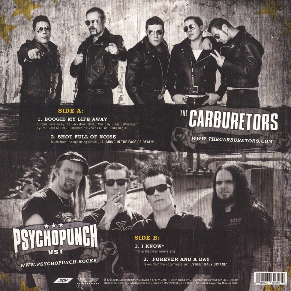 The Carburetors / Psychopunch - Split