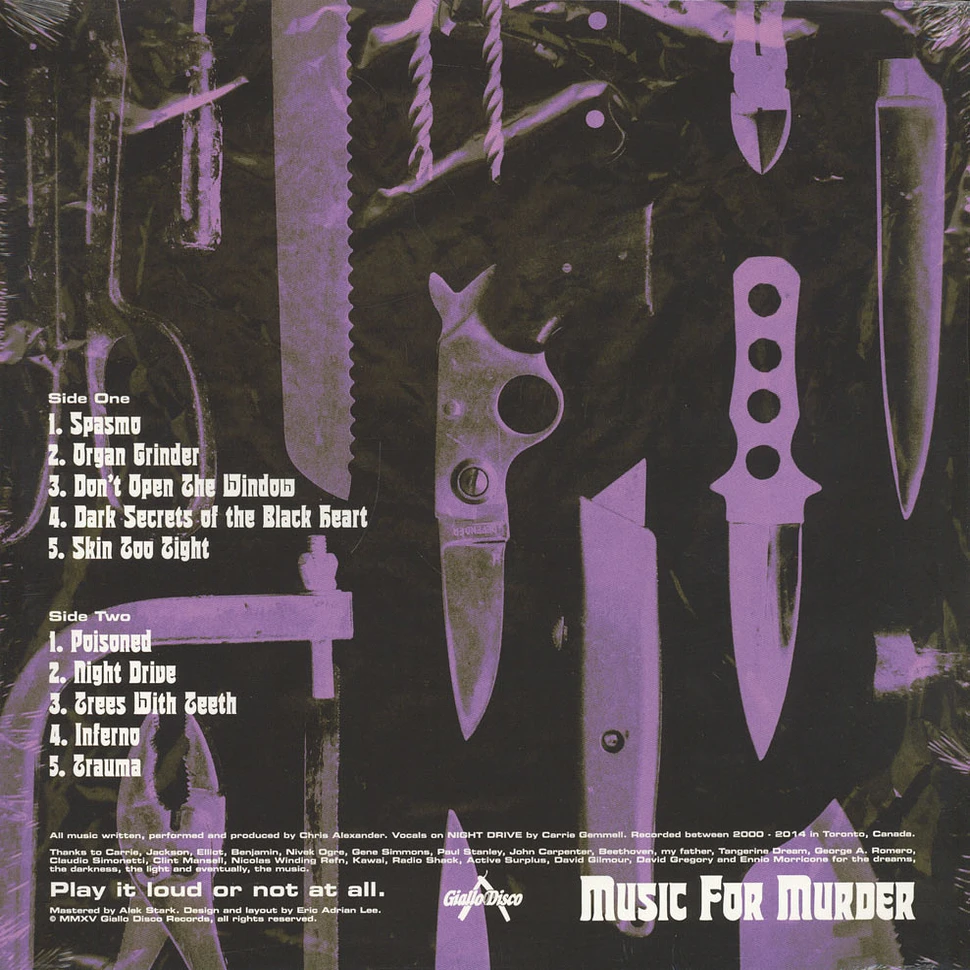 Chris Alexander - Music For Murder
