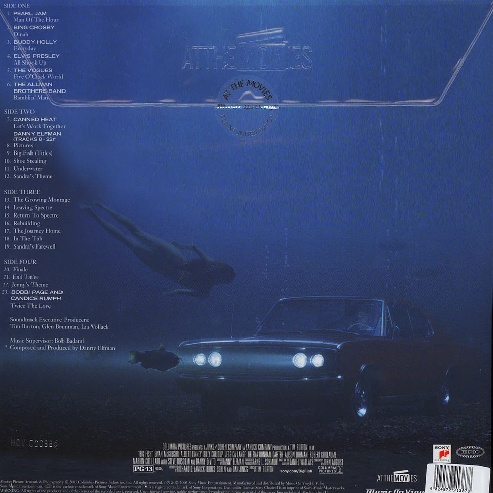 Danny Elfman - OST Big Fish Blue, Black & White Vinyl Edition