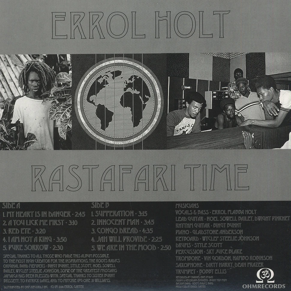 Errol Holt - Rastafari Time