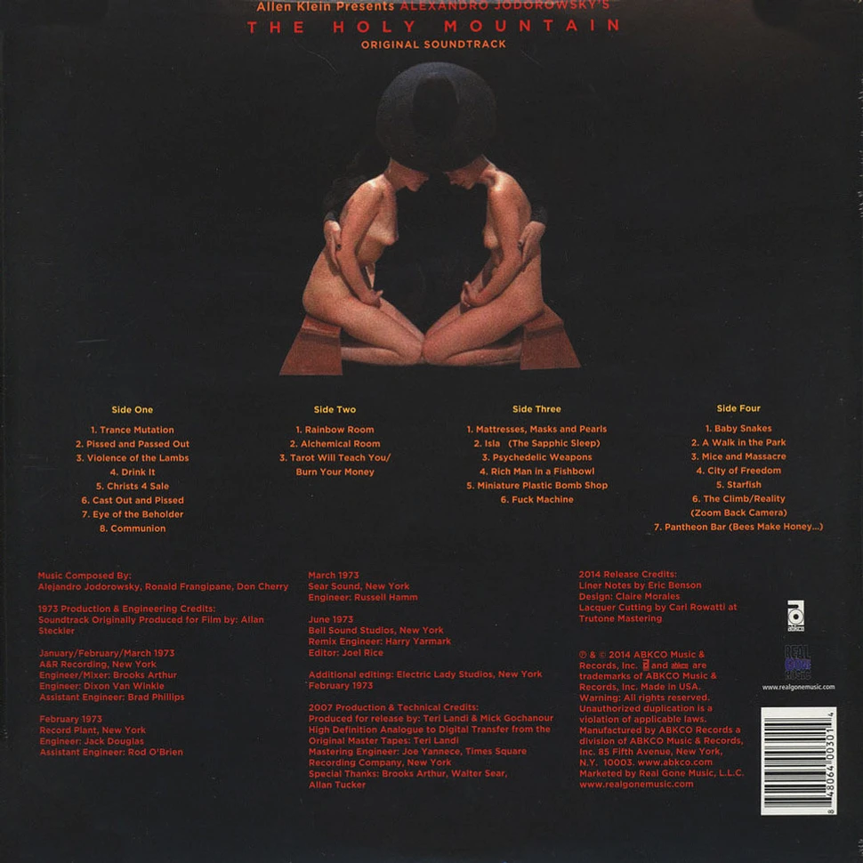 Alejandro Jodorowsky - OST The Holy Mountain Blue Vinyl Edition
