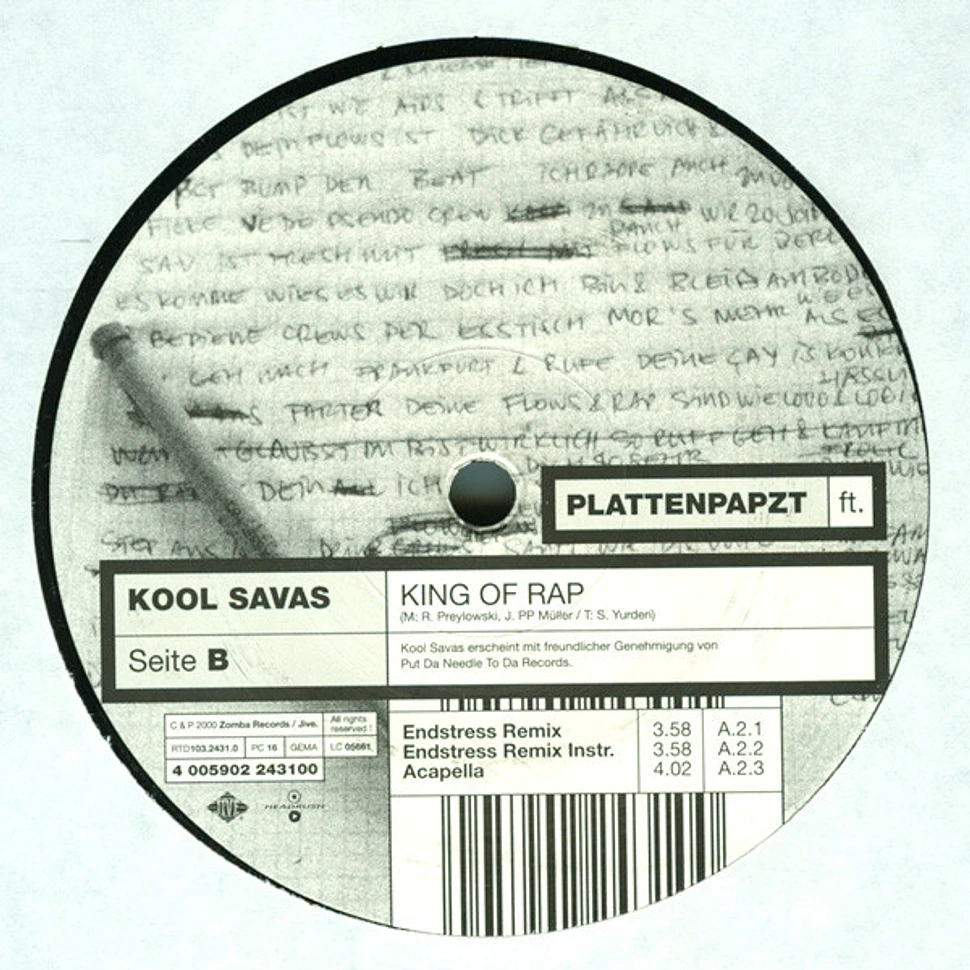 Plattenpapzt ft. Kool Savas - King Of Rap