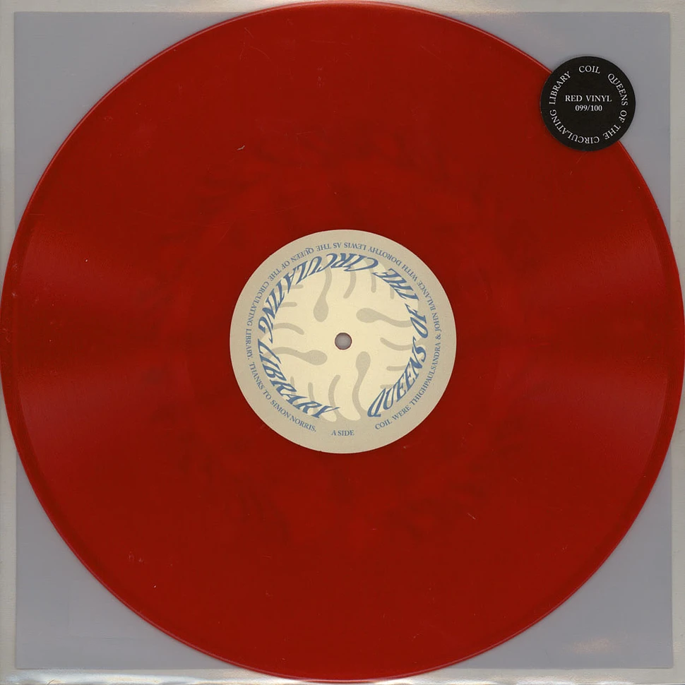 Coil - Queens Of The Circulating Library Red Vinyl Edition