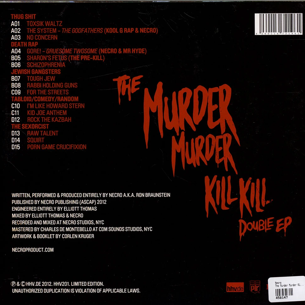 Necro - The Murder Murder Kill Kill Double Ep