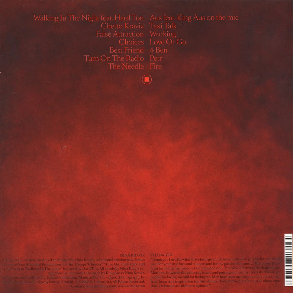 Nina Kraviz - Nina Kraviz LP 2015 Edition