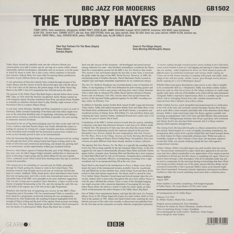 Tubby Hayes Band - Jazz For Moderns