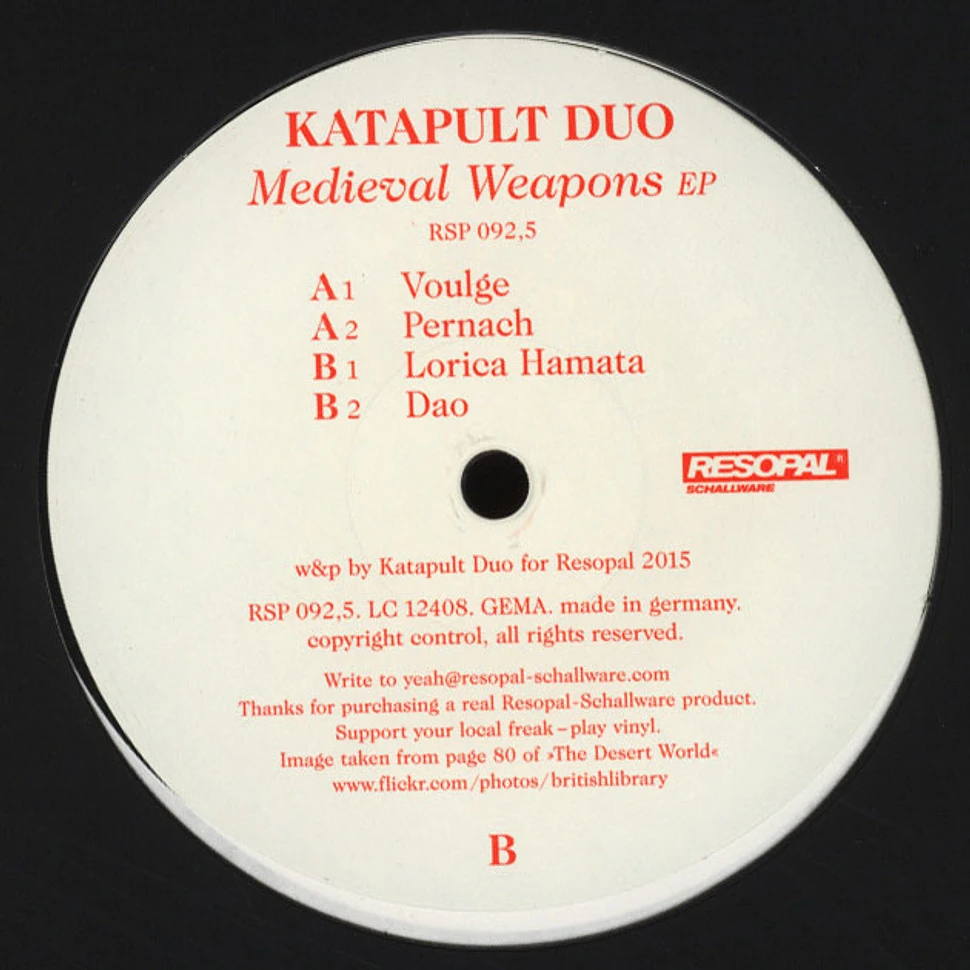 Katapult Duo - Medieval Weapons EP
