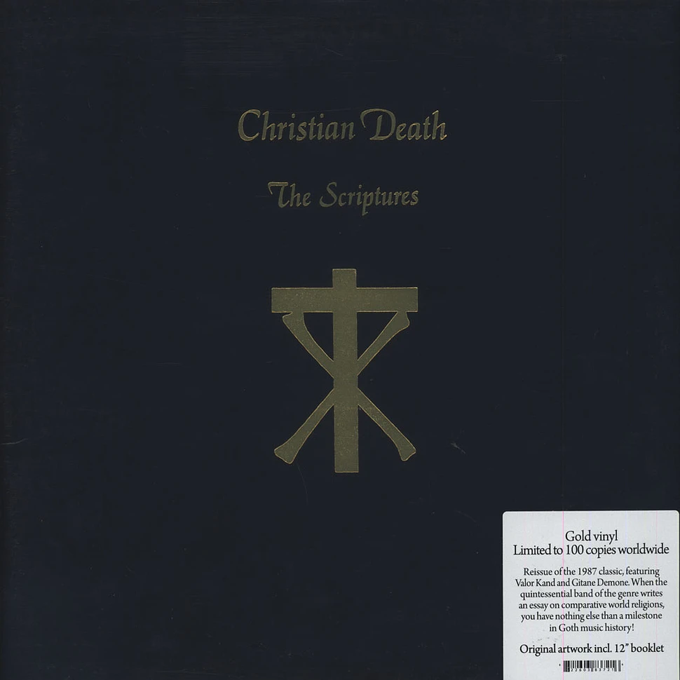 Christian Death - The Scriptures Gold Vinyl Edition