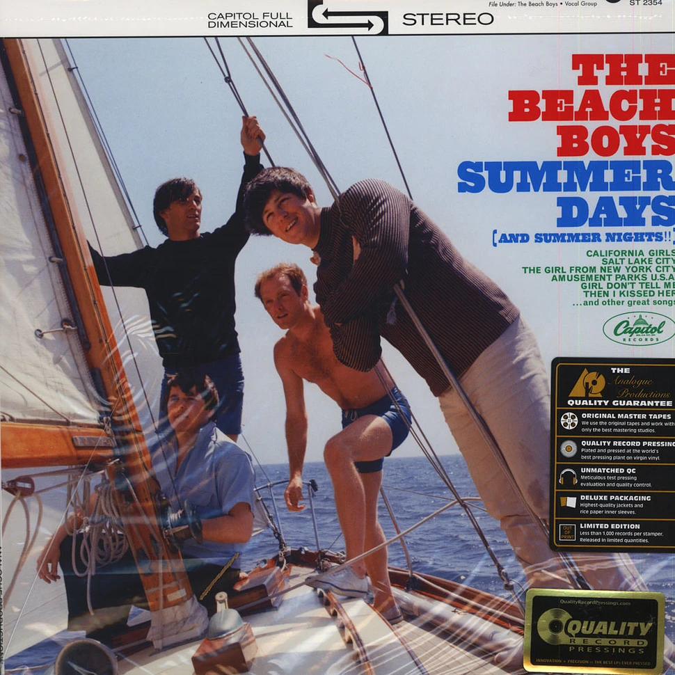 The Beach Boys - Summer Days (And Summer Nights!) 200g Vinyl Stereo Edition