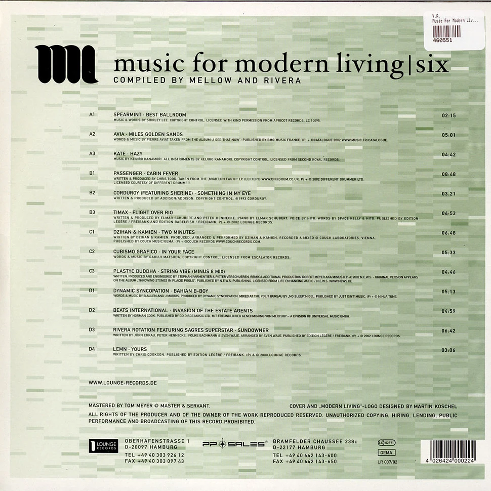 V.A. - Music For Modern Living I Six (Something For Everyone)