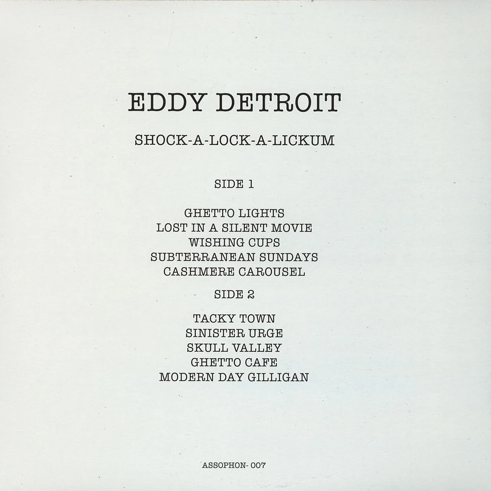 Eddy Detroit - Shock-A.Lock-A-Lickum