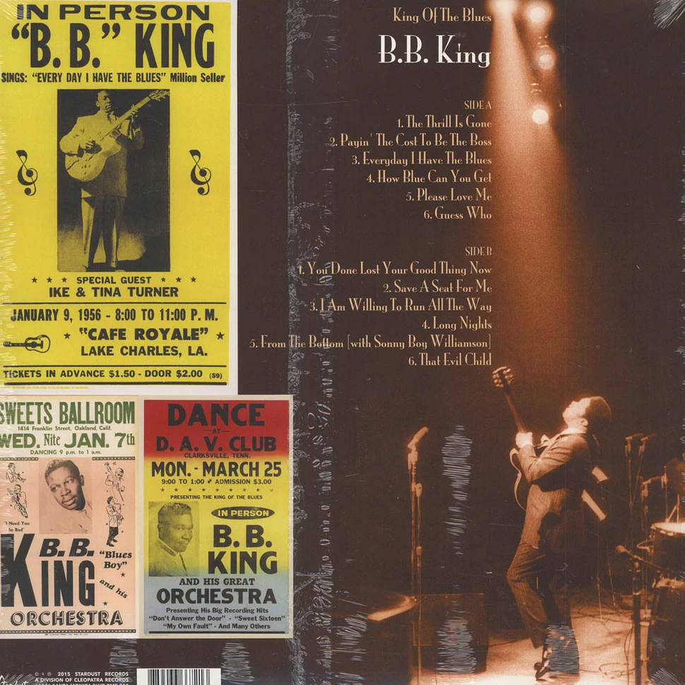 B.B. King - King Of The Blues Limited Edition Blue Vinyl