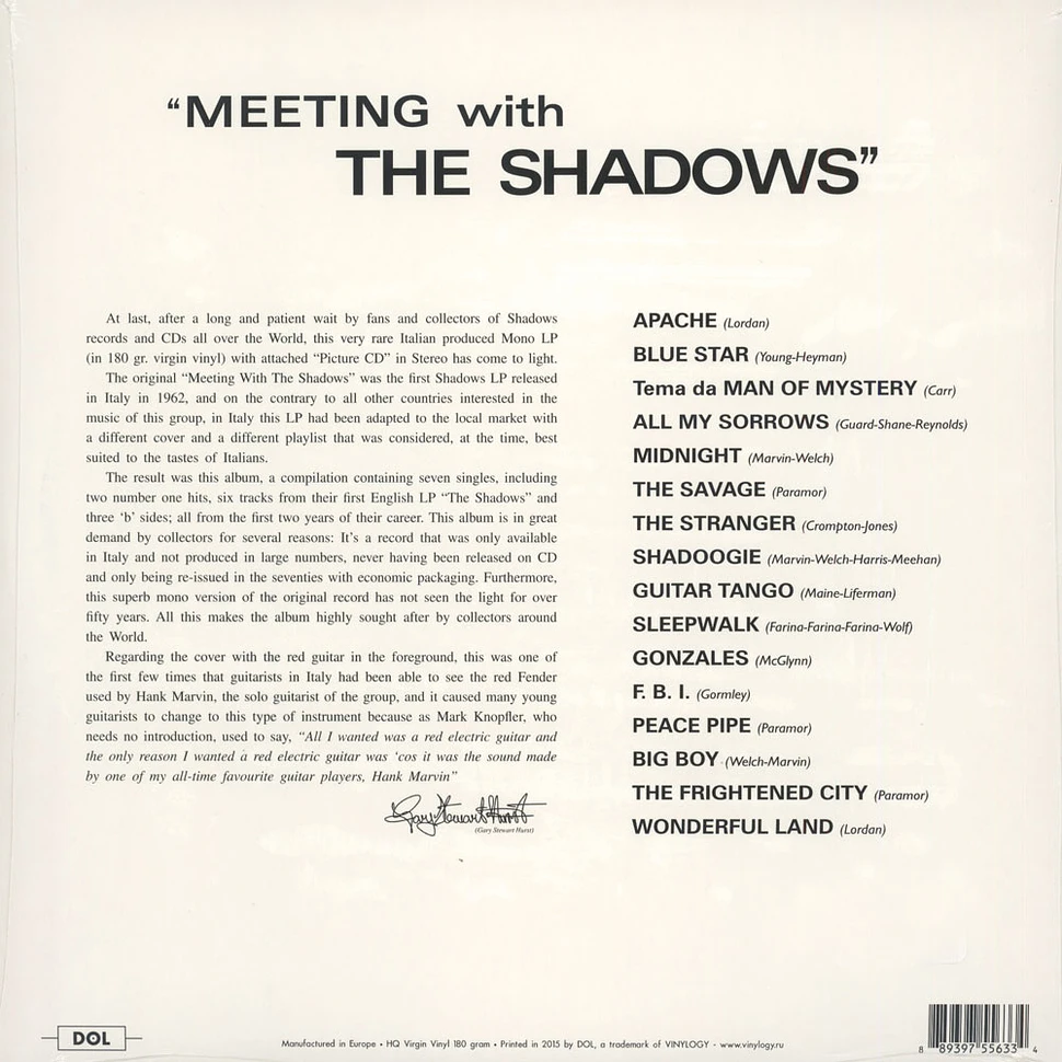 The Shadows - Meeting With The Shadows 180g Vinyl Edition
