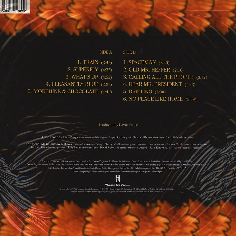 4 Non Blondes - Bigger, Better, Faster, More! Black Vinyl Edition