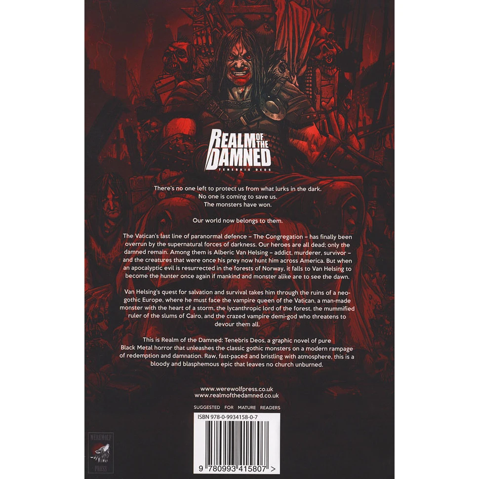 Realm Of The Damned - Tenebris Deos Paperback Edition