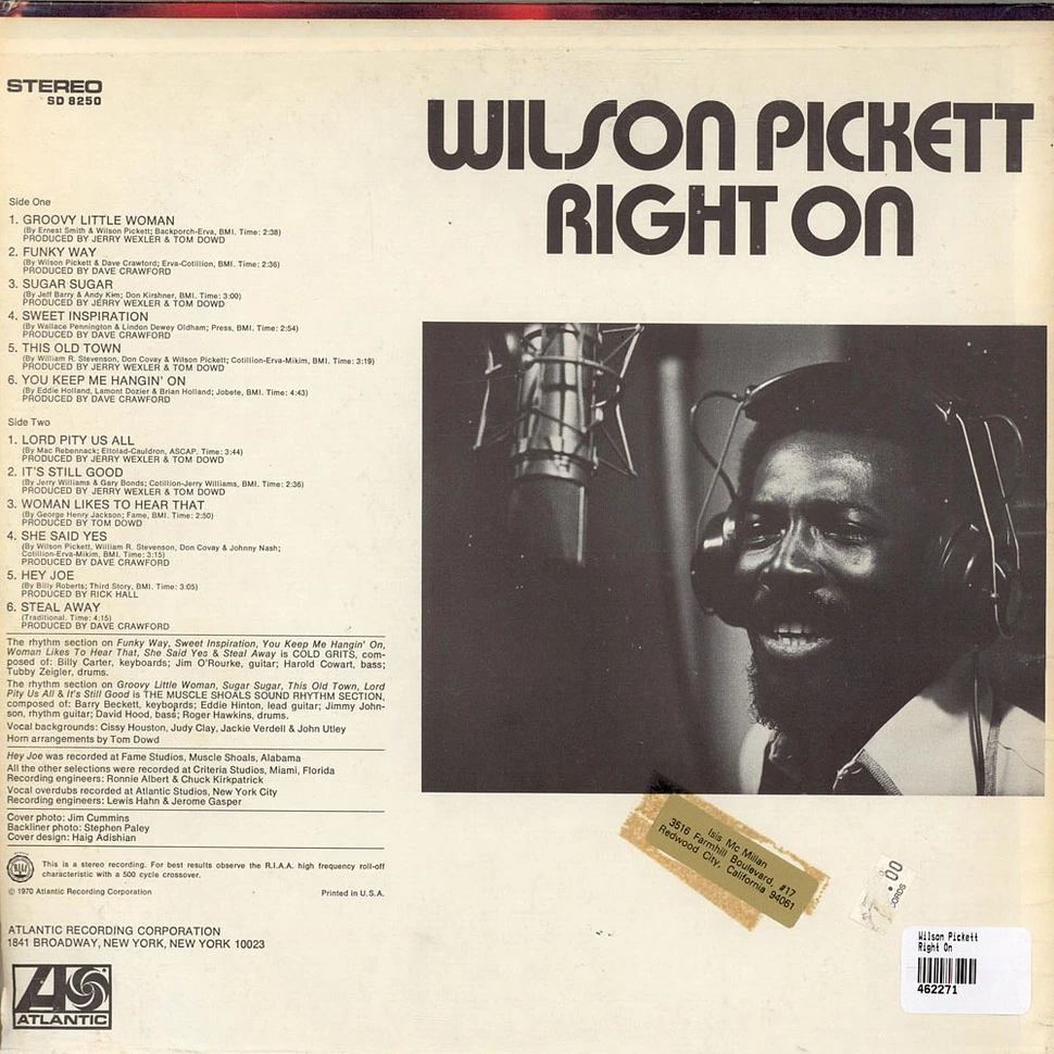 Wilson Pickett - Right On