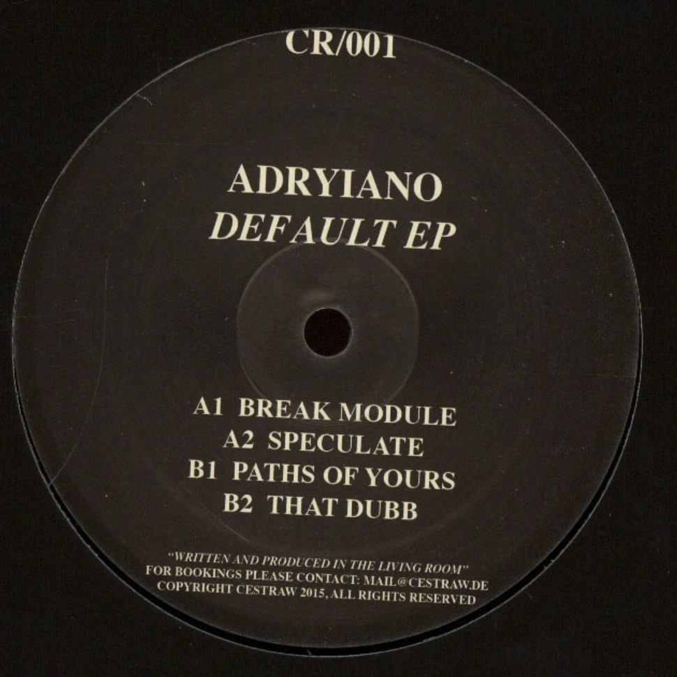 Adryiano - Default EP