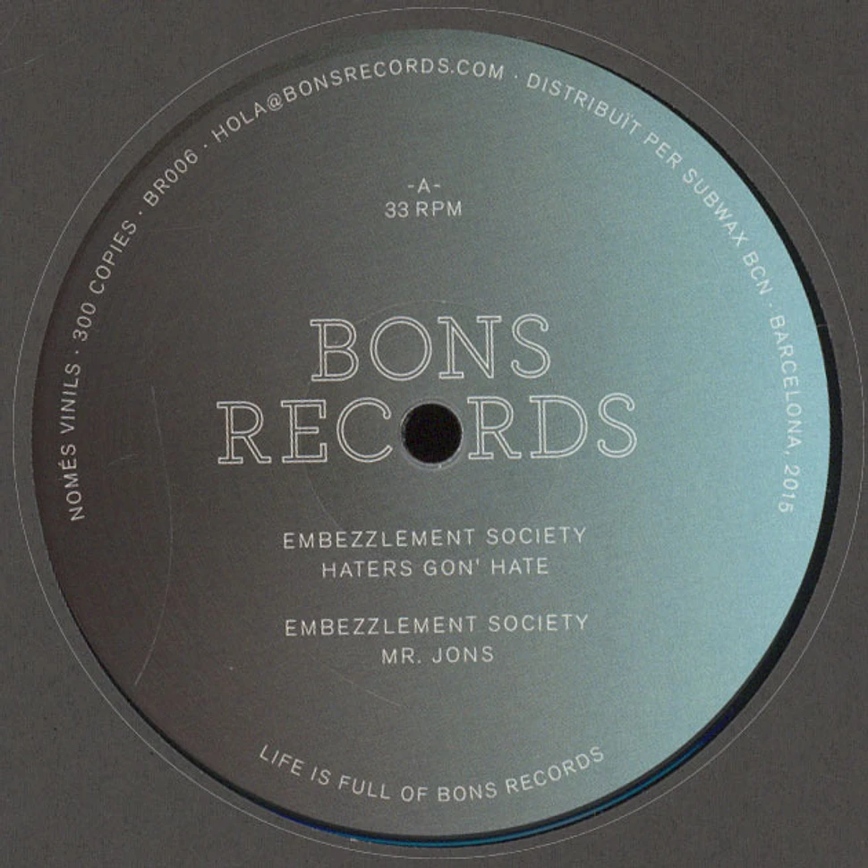 Embezzlement Society - Unfamiliar Dwellings EP