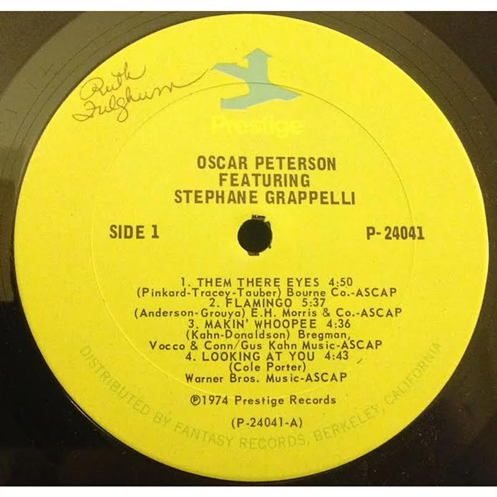 Oscar Peterson Featuring Stéphane Grappelli - Peterson/Grappelli