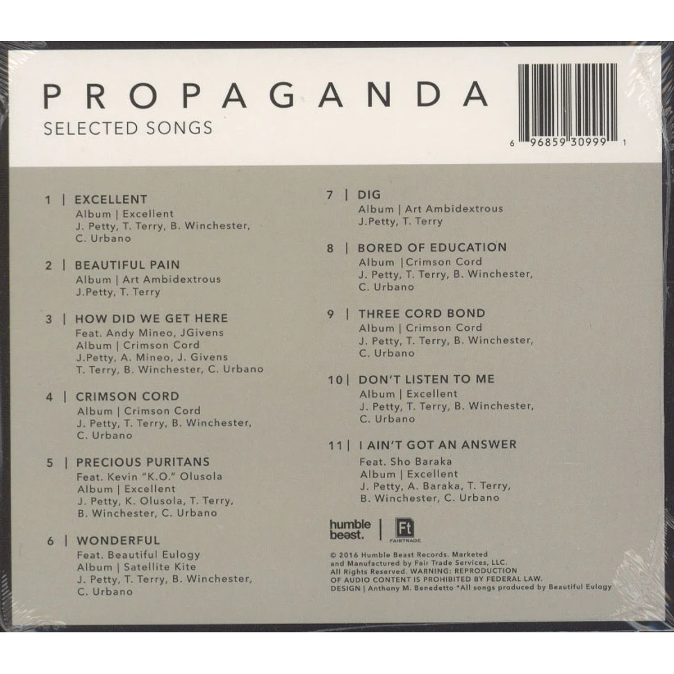 Propaganda - Selected Songs