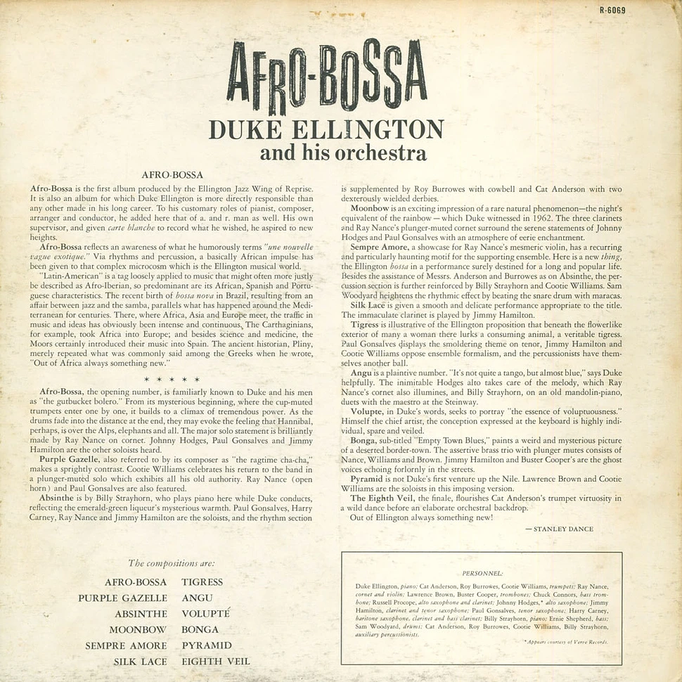 Duke Ellington And His Orchestra - Afro-Bossa