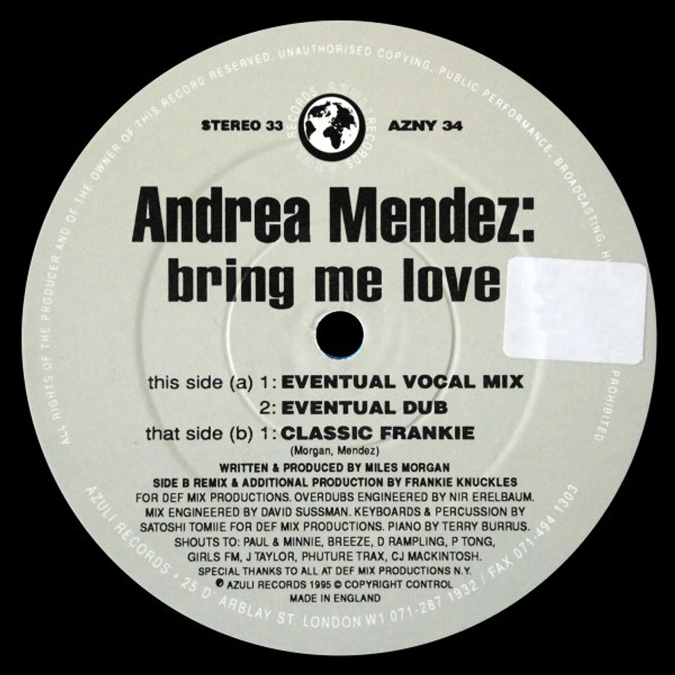 Andrea Mendez - Bring Me Love