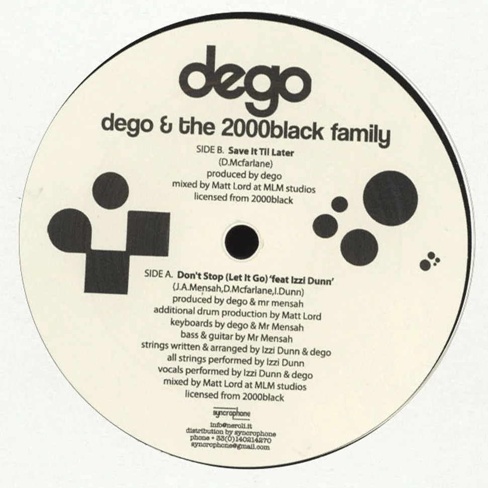 Dego - The 2000 Black